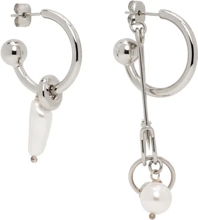 Justine Clenquet Ryder Earrings In Metallic