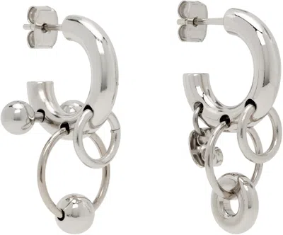Justine Clenquet Cecilia Earrings In Metallic