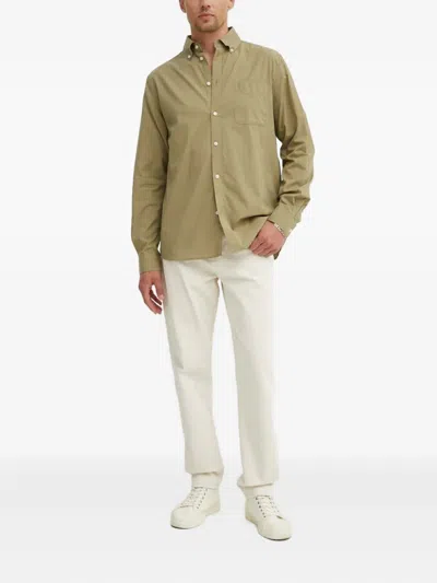 Les Deux Pocket Button-down Shirt In Neutral