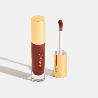 Ogee Beyond Clean Lip Gloss - Anemone In Burgundy