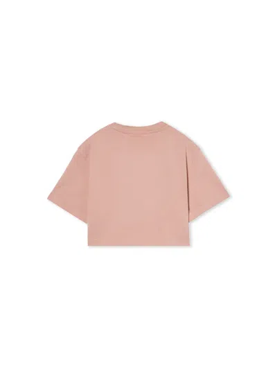 Off-white Arrow Studs Boxy Tee S/s In Pink