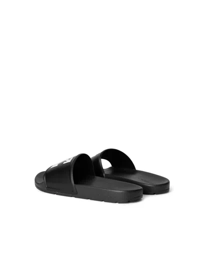 Off-white Arrow Open Toe Slip-on Slides In Black