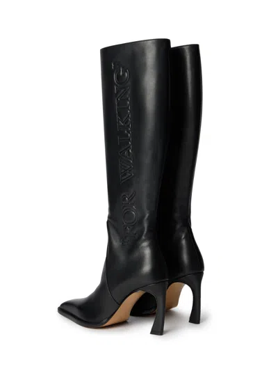 Off-white For Walking Loop Boots In Black