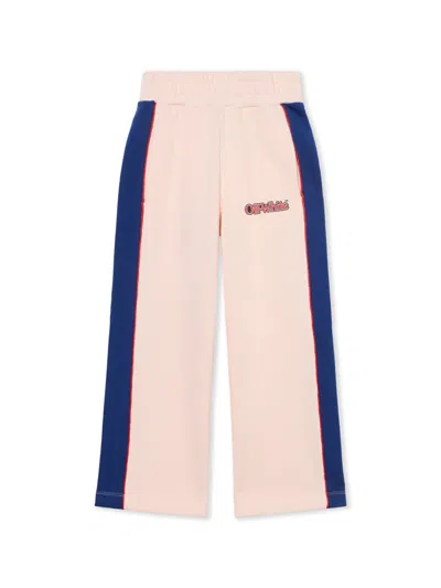 Off-white Soccer Track Wide Sweatpant In Pink