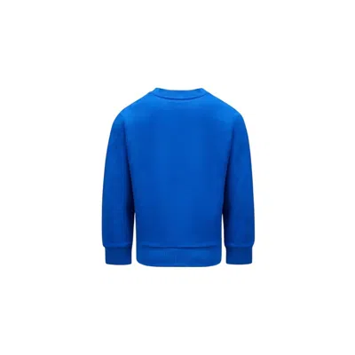 Moncler Kids California Rodeo Drive Embroidered Sweatshirt In Blue
