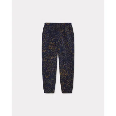 Kenzo Men's Star Tiger Embroidered Jogger Pants In Blue