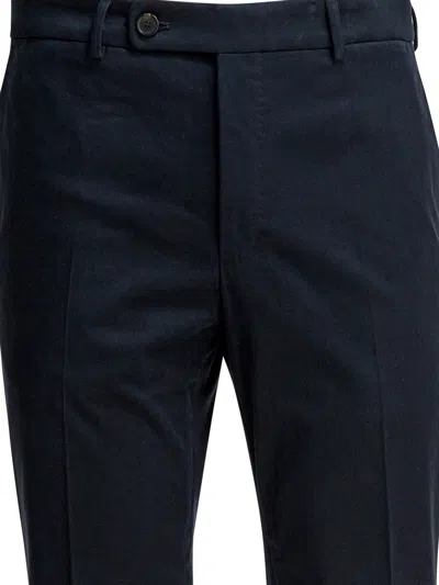 Incotex Cotton Pants In Black
