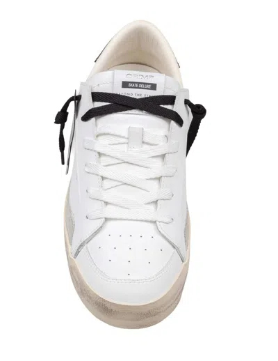 Crime London Leather Sneakers In Multi