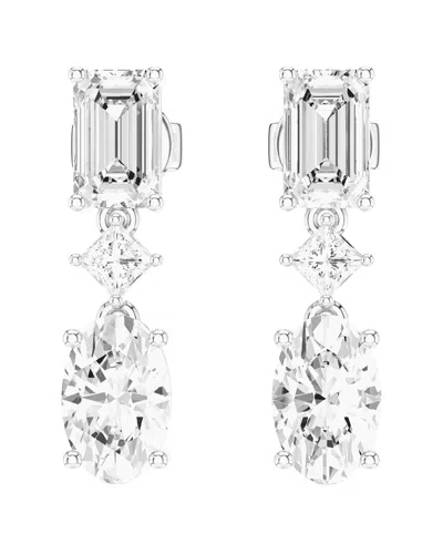 Amairah 14k 3.15 Ct. Tw. Lab-grown Diamond Dangle Earrings In Metallic