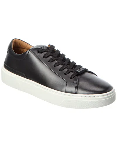 Hugo Boss Gary Leather Sneaker In Black