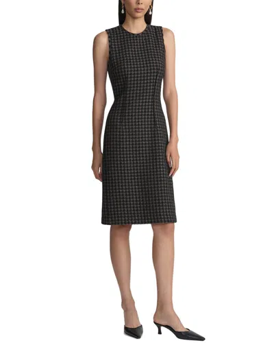 Lafayette 148 New York Harpson Wool-blend Dress In Black