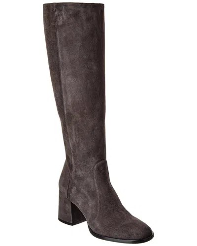 Stuart Weitzman Nola Suede Knee-high Boot In Gray