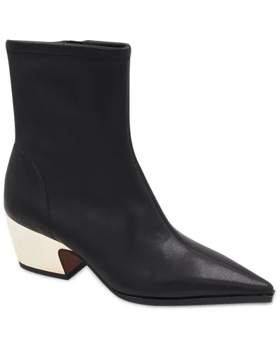 Bcbgmaxazria Seriba Block Heel Bootie In Black