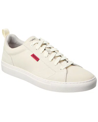 Hugo Boss Morrie Suede Sneaker In White