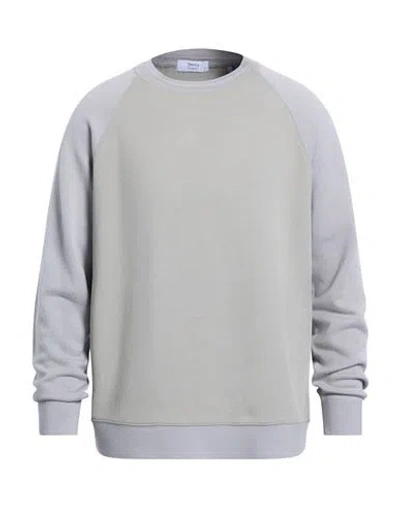 Theory Project Man Sweatshirt Grey Size M Cotton, Nylon, Merino Wool, Elastane In Multi