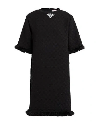 Mariuccia Woman Mini Dress Black Size M Polyester In Black