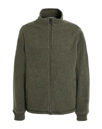 Fedeli Man Jacket Military Green Size S Cashmere In Animal Print