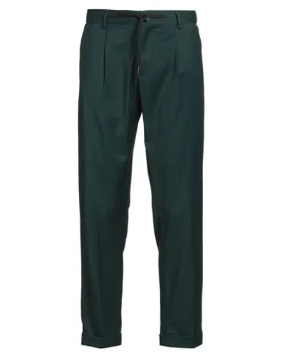 Outfit Out/fit Man Pants Dark Green Size 28 Polyester, Viscose, Elastane In Multi