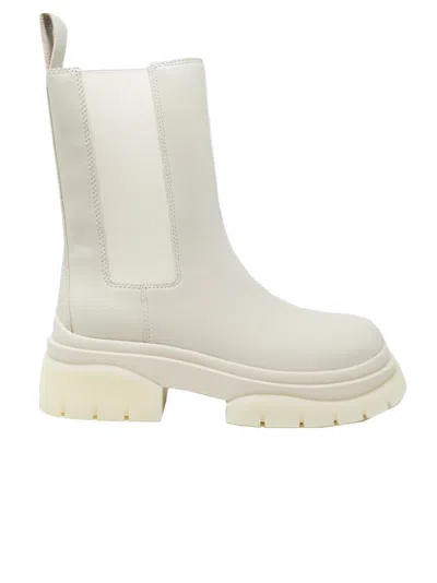Ash Storm Cream Mustang Cream Ankle Boots In Neutral