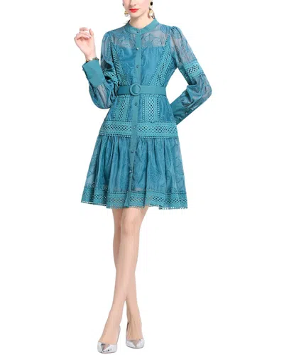 Elaine Mini Dress In Green