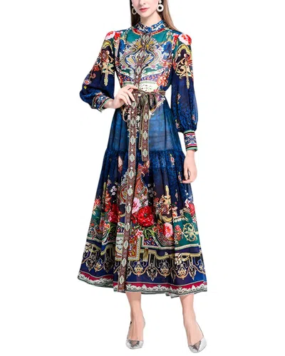 Elaine Midi Dress In Multi