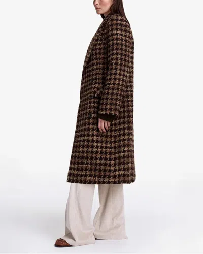 Smythe Db Topcoat In Brown