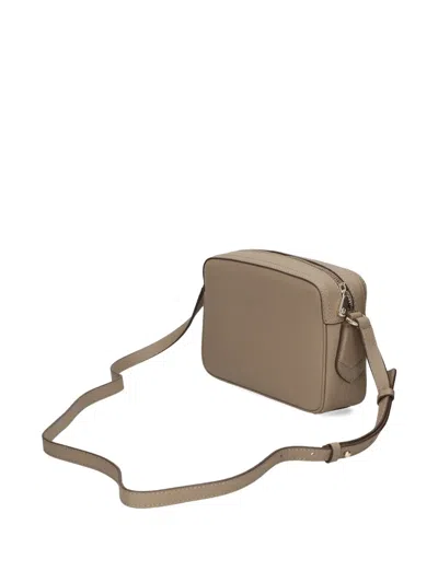 Hugo Boss Grained-leather Logo-plaque Cross Body Bag In Brown