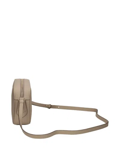 Hugo Boss Grained-leather Logo-plaque Cross Body Bag In Brown