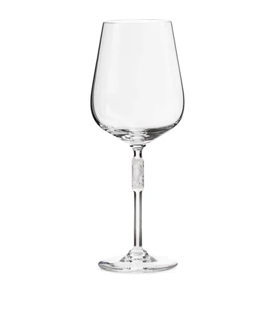 Lalique Crystal Merlot Wine Glass In Transparent