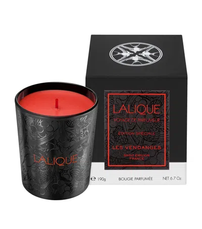 Lalique Les Vendanges Candle In Black