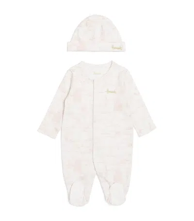 Harrods Cotton Balloon All-in-one And Hat Set In Multi