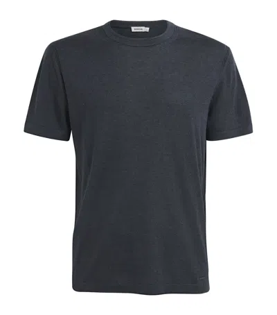 Simkhai Silk-cashmere-blend Knitted Nathan T-shirt In Gray