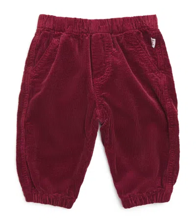 Il Gufo Corduroy Trousers In Burgundy