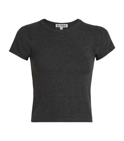 Éterne Cotton-modal Baby T-shirt In Gray