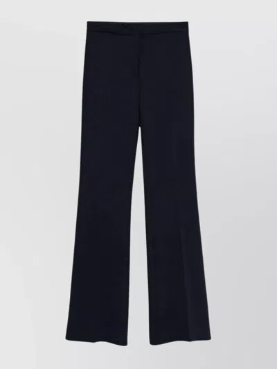 Pinko Flared Trousers With Pockets And Loops In Black