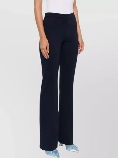 Pinko Flared Trousers With Pockets And Loops In Black