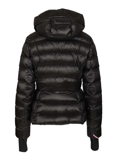 Moncler Grenoble Armoniques Button-up Down Jacket In Black