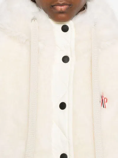 Moncler Grenoble Arve Down Vest In Neutral