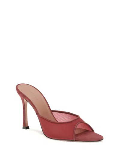 Amina Muaddi Women Alexa Sandals In Red