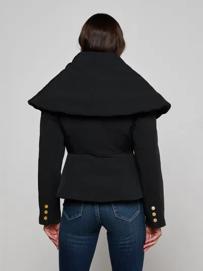 L'agence Pippa High Collar Jacket In Black