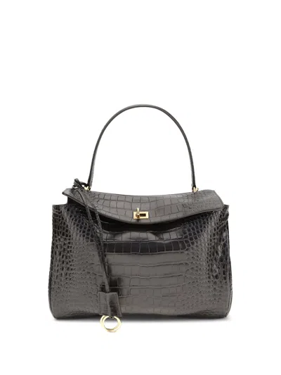 Balenciaga Women Rodeo Medium Handbag In Brown