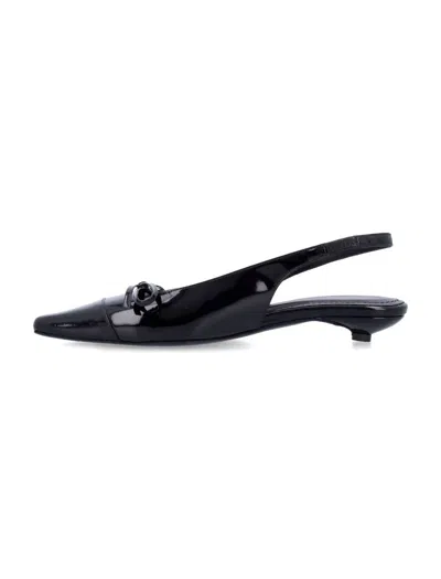 Anine Bing Zoey Slingback Pumps In Black