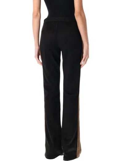 Misbhv Faux Suede Moto Pants In Black