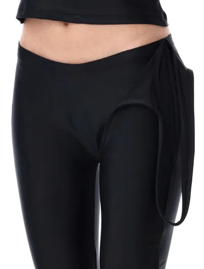 Ottolinger Women Black Swim Leggings, M Luxury Activewear For Women Darveys In Black