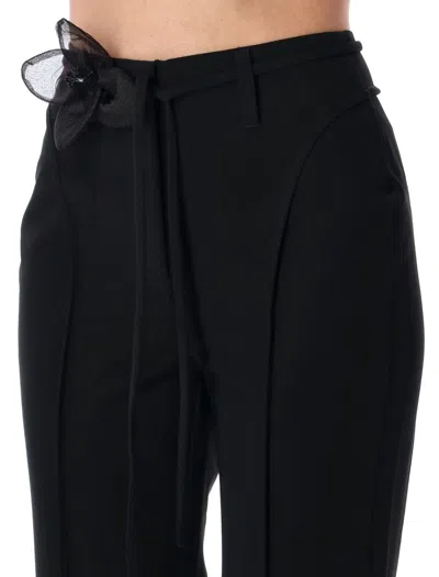 Rotate Birger Christensen Rotate Birgerchristensen High Waisted Pant In Black