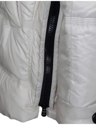 Peuterey Quilted Jacket With Large Quilts In White