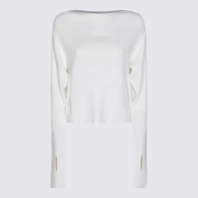 Aya Muse Sweaters Light And Natural In White