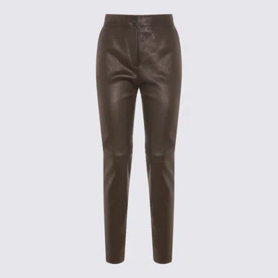 Antonelli Straight-leg Casual Pants In Brown