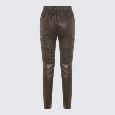 Antonelli Straight-leg Casual Pants In Brown
