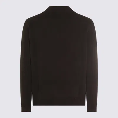 Seven Gauge Sweaters Blacks And Greys In Black